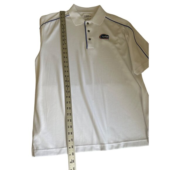 PGA Tour White Polo With Florida Gators Logo, Size Large - Picture 6 of 8